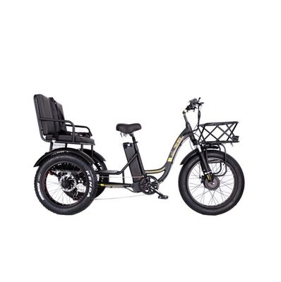 16.7 Ah Capacità della batteria 750 WATTRICICLO ELETTRICO DI RICKSHAW per passeggeri