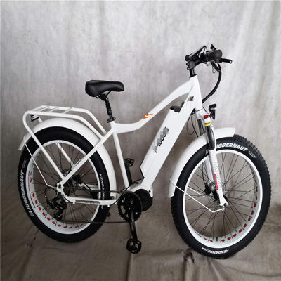 Shimano 7 velocità 1000W Mid Drive Motor Electric Bike 26 pollici per 2023 Fat Tire E Bikes