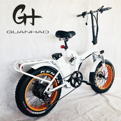 20&quot; Full Suspension Electric Snow Bike con batteria da 48V 21AH e motore posteriore da 1000W Bafang