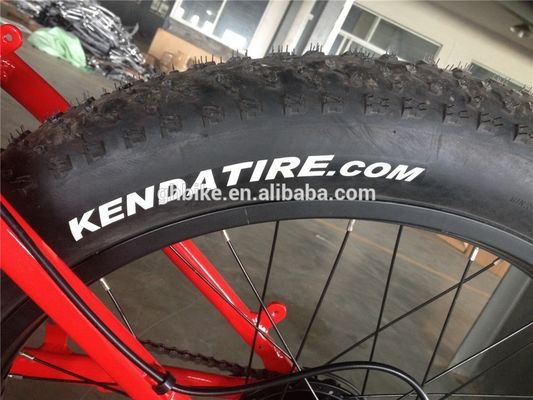 Cornice in lega di alluminio 26 pollici 7 velocità Fat Tire Bicicleta elettrica con batteria al litio