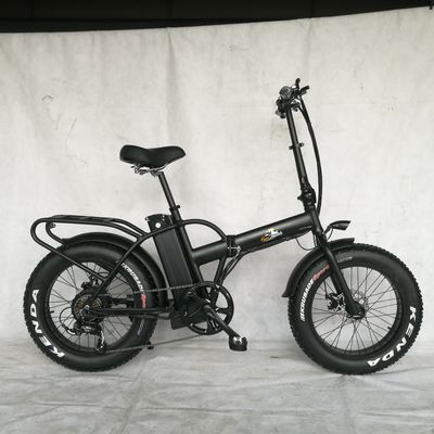 20 pollici 48V 500W 750W 1000W bici pieghevole elettrica con gomma grassa velocità massima 30-50Km / h