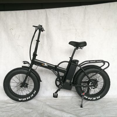 20 pollici 48V 500W 750W 1000W bici pieghevole elettrica con gomma grassa velocità massima 30-50Km / h