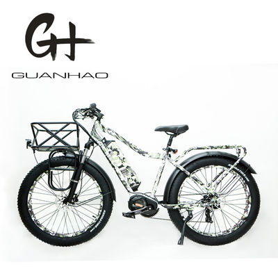 26x4.0 Inch Mountain Electric Fat Tire Bike con 1000W Diver Motor e Front Carrier