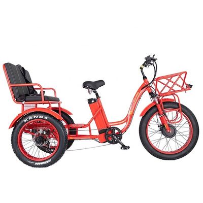50-70 km chilometraggio 48V 1000W 50KM/h 3 ruote triciclo elettrico per passeggeri e merci