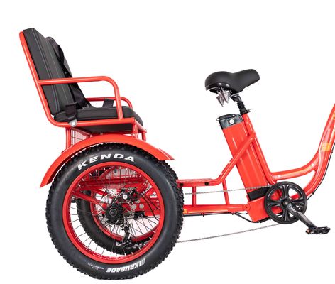 50-70 km chilometraggio 48V 1000W 50KM/h 3 ruote triciclo elettrico per passeggeri e merci