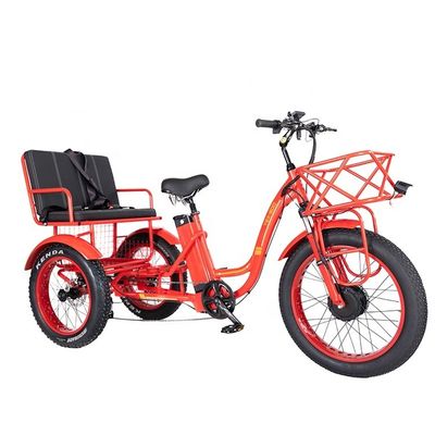 50-70 km chilometraggio 48V 1000W 50KM/h 3 ruote triciclo elettrico per passeggeri e merci