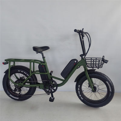 1000W 48V 34A Folding Frame Electric Cargo Bike con pneumatici di 20 pollici e portatore posteriore