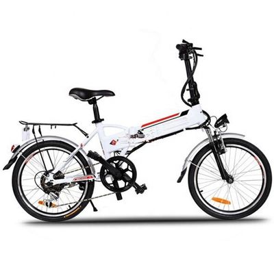 16 &quot;Mini bicicletta pieghevole con 24V 250W motore e 10AH batteria al litio ingranaggi single velocità