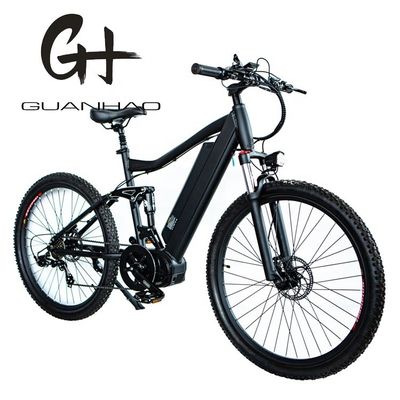 7 velocità 26 &quot;Aluminio elettrico Full Suspension Mountain Bike con batteria di 21AH