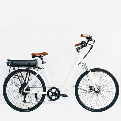 48V 14AH batteria al litio 7 velocità telaio in alluminio bicicletta elettrica donna 700C 500W