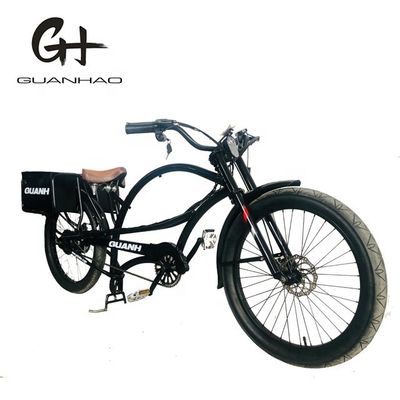750W 48V 118AH 24&quot; 3.0 pneumatici single velocità 45KM/h doppia batteria Electric Chopper Bike