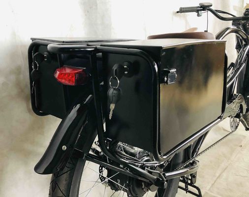 750W 48V 118AH 24&quot; 3.0 pneumatici single velocità 45KM/h doppia batteria Electric Chopper Bike