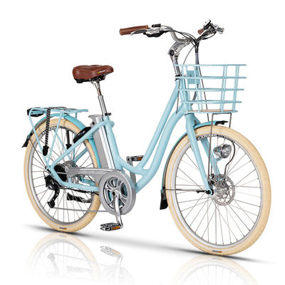 Velocità massima 45KM/h 48V500W 14AH 7 Velocità Disco di Aluminio Cornice Freno Biciclistica ibrida elettrica