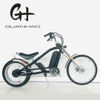 24&quot;-20&quot; 48V500W 40KM/H Single Speed Adult Chopper Bicicleta elettrica con e pedale ordinario