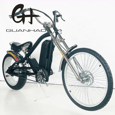 24&quot;-20&quot; 48V500W 40KM/H Single Speed Adult Chopper Bicicleta elettrica con e pedale ordinario