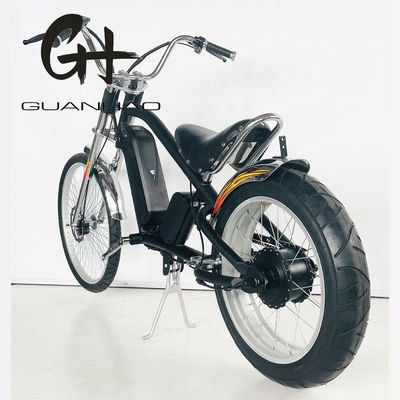 24&quot;-20&quot; 48V500W 40KM/H Single Speed Adult Chopper Bicicleta elettrica con e pedale ordinario