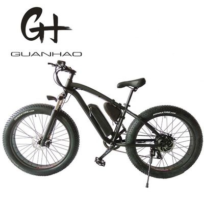 26 pollici telaio in acciaio Hi-Ten 48V 500W 10.4AH pneumatici cinesi di neve grassa mountain bike elettrica