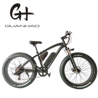 26 pollici telaio in acciaio Hi-Ten 48V 500W 10.4AH pneumatici cinesi di neve grassa mountain bike elettrica