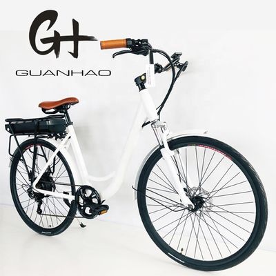 USA USD390 500W 48V 14AH Bicicletta elettrica donna con 7 marce e display LCD