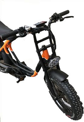 20&quot;*4.0 Electric Mountain Bike 48V1000W 17AH Lithium Big Tire Snow Bike Velocità 50KM/H
