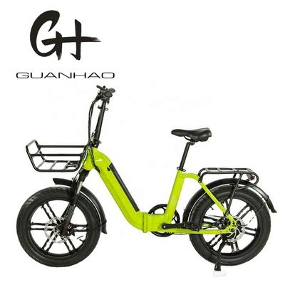 Motore Magwheel 750W tramite telaio pieghevole in alluminio sospensione forchetta bici pieghevole elettrica