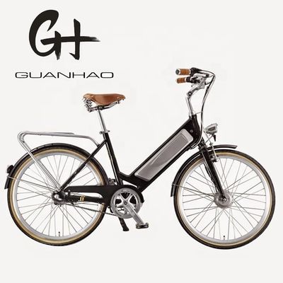 CE EN15194 Certificato di alluminio passo attraverso 26 &quot;Smart Sensor City Bike elettrica per donne