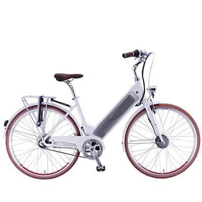 CE EN15194 Certificato di alluminio passo attraverso 26 &quot;Smart Sensor City Bike elettrica per donne