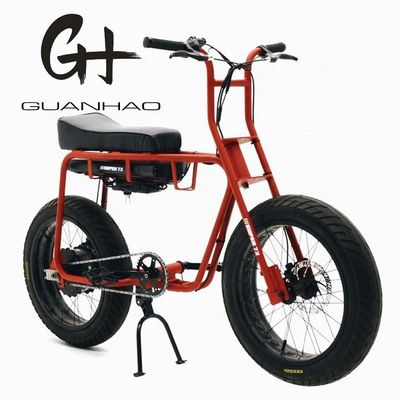 Freno a disco 20 pollici 750w 1000w doppia batteria gomma elettrica grassa mountain bike vintage 2 posti Beach Cruiser Max 50KM/H ebike