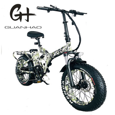 Bici elettrica a pneumatici da neve da 20 pollici con motore a mozzo posteriore da 750W e batteria al litio da 48V30AH