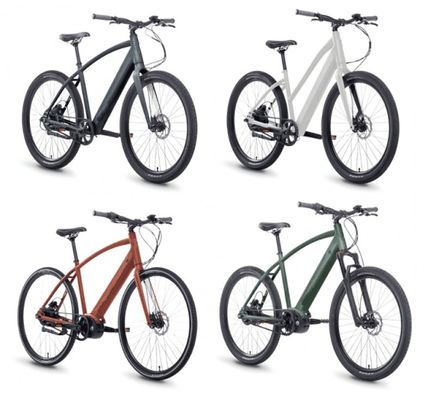 36V 350W EN15194 2007 Bicicletta elettrica a velocità singola con batteria al litio da 10,41AH e PAS