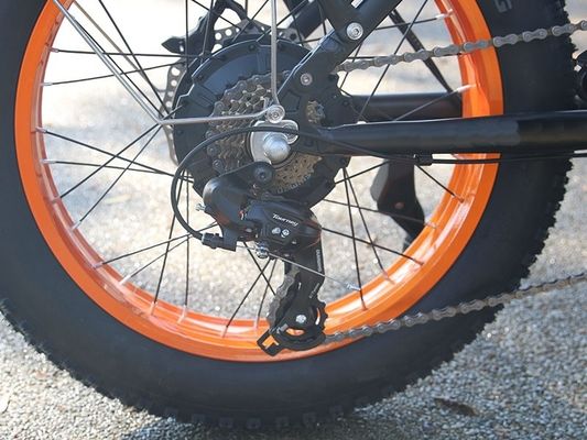 Telaio a sospensione completa da 1000 W 14 Ah 20 &quot;x4.0 Fat Tire Big Flat Snow Tire Freno a disco Ebike