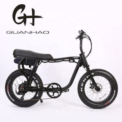 Elegante 20&quot; 48V 500W motore posteriore senza spazzole ruota 4,0 Fat Tire elettrico City Chopper Bike