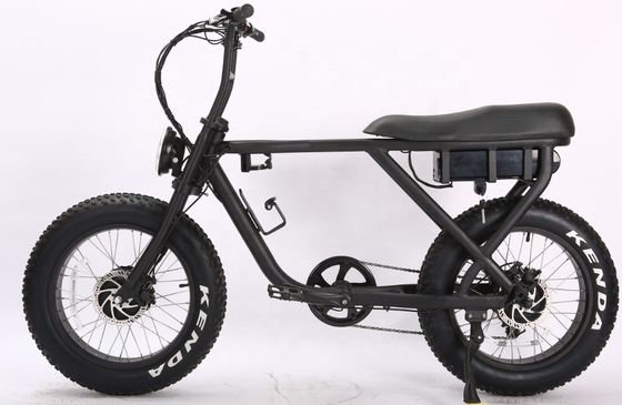 Elegante 20&quot; 48V 500W motore posteriore senza spazzole ruota 4,0 Fat Tire elettrico City Chopper Bike