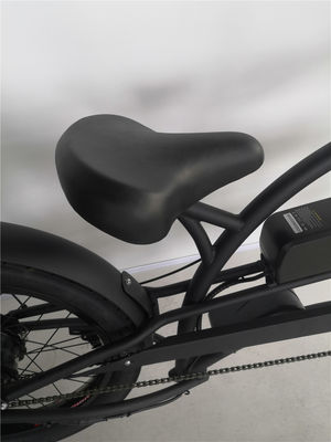 24&quot; Long Frame Electric Beach Cruiser Bike con motore senza spazzole da 48V e pneumatici 3.0