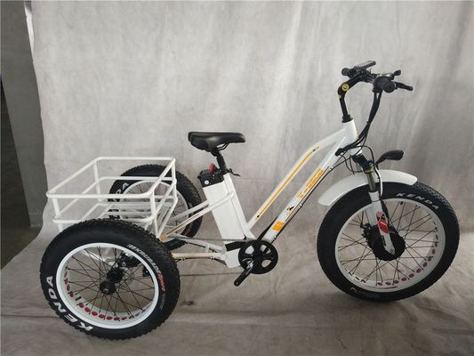 USA 24&quot;20&quot; Bafang motorizzato 8fun 750W 48V 17a Adulto 3 ruote Cargo Ebike triciclo elettrico