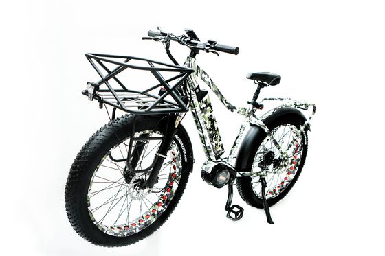 Freno a disco 26 pollici 1000W Electric Mountain Bike con batteria da 17AH e motore BaFang M620