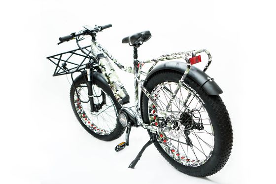 Freno a disco 26 pollici 1000W Electric Mountain Bike con batteria da 17AH e motore BaFang M620