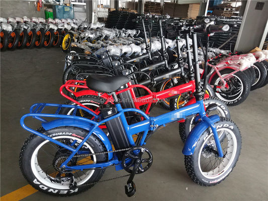 10.5 AH Capacità della batteria 500W Pieghevole Fat Tire Pieghevole Bicicleta elettrica E Bicicleta Bicicleta