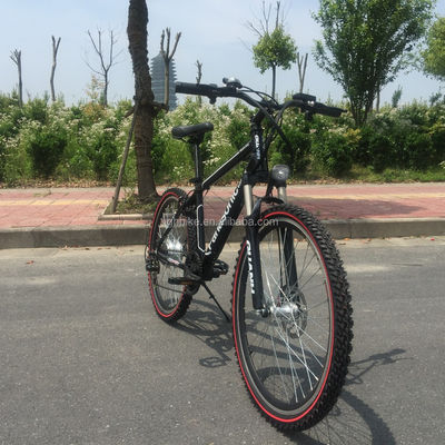 Batteria nascosta Bici elettrica da montagna con forchetta in acciaio e 21 marciapiedi