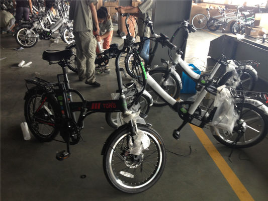 Bicicletta elettrica pieghevole per Israele Green Bike 350W Mag Wheel 36V Voltage 7 velocità ingranaggi