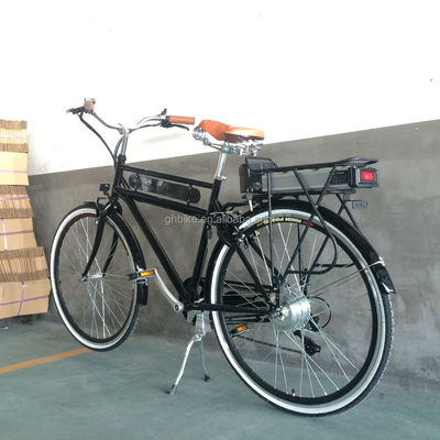 Aluminium Hub 28 pollici 36V 15AH Cargo Tradizione Vintage Classic Uomini 250W PAS E-bici