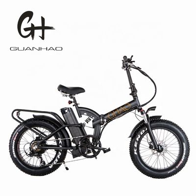 Batteria al litio da 48V 14Ah Samsung 7 velocità 750W 20&quot; 4.0 Full Suspension Frame E-bike pieghevole