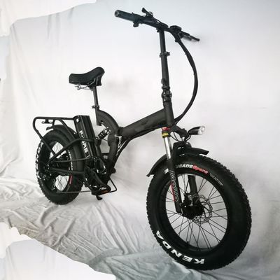 Batteria al litio da 48V 14Ah Samsung 7 velocità 750W 20&quot; 4.0 Full Suspension Frame E-bike pieghevole
