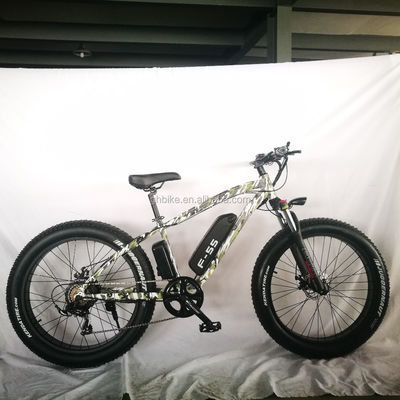 26 pollici 750W Camuffamento Colore Armata Neve Bicicletta elettrica 48V NO Pieghevole