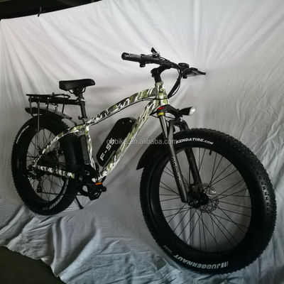 26 pollici 750W Camuffamento Colore Armata Neve Bicicletta elettrica 48V NO Pieghevole