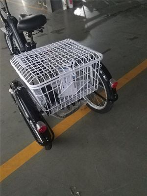 Naviga senza sforzo in città con la nostra bici elettrica a tre ruote da 350W per i ciclisti anziani