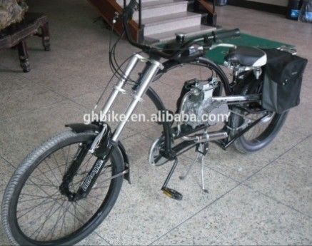 Motor Chopper da 24' 80CC con telaio in lega di alluminio Cool Design USA Standard Motorcycle
