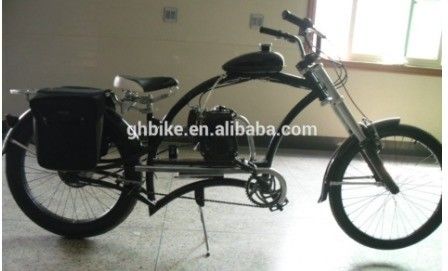 Motor Chopper da 24' 80CC con telaio in lega di alluminio Cool Design USA Standard Motorcycle