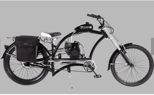 Motor Chopper da 24' 80CC con telaio in lega di alluminio Cool Design USA Standard Motorcycle