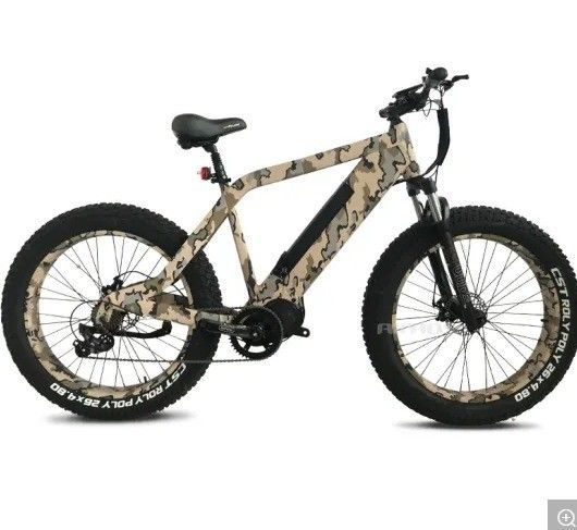 26&quot; Alta Velocità 48V 750W 1000W Bafang MID Motor Fat Tire Bicicletta elettrica